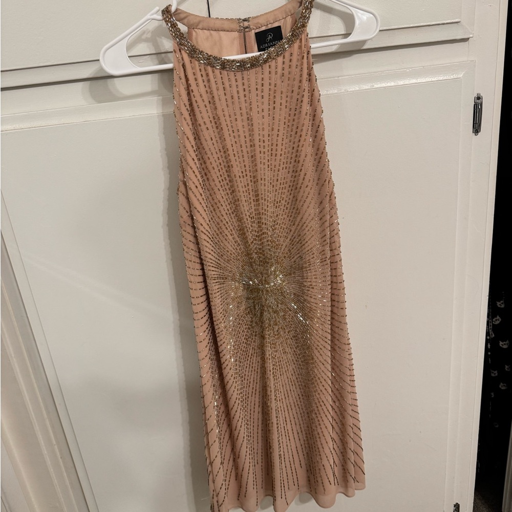 Gorgeous Beaded Halter Dress